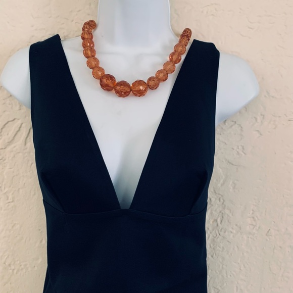 Vintage 50-60's Faceted Crystal Beads Peach/Apricot Faceted Graduated Ne… - Picture 4 of 9